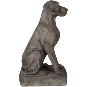Clayre & Eef 5MG0044 Estatua de perro de aspecto bronceado 44x26x73 cm