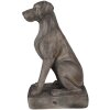 Clayre & Eef 5MG0044 Estatua de perro de aspecto bronceado 44x26x73 cm