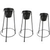 Clayre & Eef 5Y1109 Jardinera vertical (set 3) 38x38x79/36x34x61/28x27x49 cm