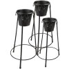 Clayre & Eef 5Y1109 Jardinera vertical (set 3) 38x38x79/36x34x61/28x27x49 cm