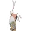 Clayre & Eef 5Y1215 Figurita decorativa conejo de Pascua rosa pastel 35x11x56 cm