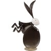 Clayre & Eef 5Y1215 Figurita decorativa conejo de Pascua rosa pastel 35x11x56 cm