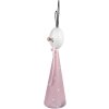 Clayre & Eef 5Y1220 Conejo Decorativo Rosa Blanco 18x14x60 cm