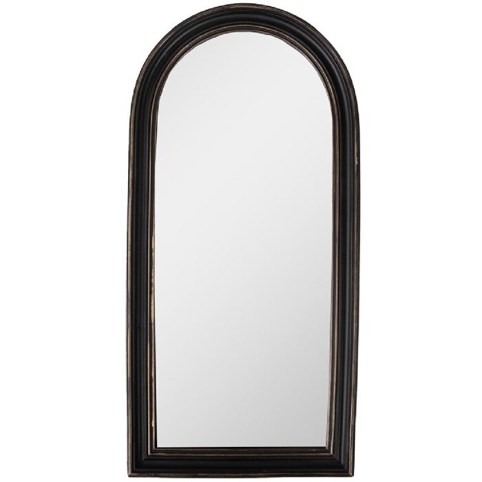 Clayre & Eef 62S288 Espejo Negro Antique Look 15x2x31 cm