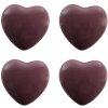 Clayre & Eef 65298 Pomo puerta forma corazón rojo oscuro Ø 4x3/6 cm