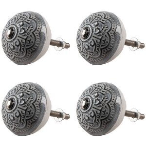 Clayre & Eef 65303 Pomo puerta Vintage Plata Ø...