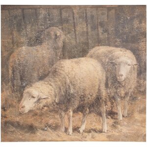 Clayre & Eef 65308 Cuadro 50x3x50 cm...