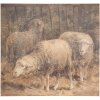 Clayre & Eef 65308 Cuadro 50x3x50 cm decoración mural estilo vintage