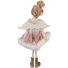 Clayre & Eef 65377 Decoración Ángel 9x3x18 cm Oro Rosa