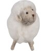 Clayre & Eef 65379 Decoración Oveja 11 cm Blanco