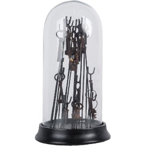 Clayre & Eef 65463 Campana de Vidrio con...