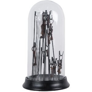 Clayre & Eef 65463 Campana de Vidrio con...