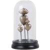 Clayre & Eef 65466 Jarra de cristal con decoración de corazones Ø 22x13 cm