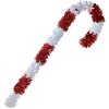 Clayre & Eef 65472M Decoración Bastón de Caramelo Rojo Blanco 26x7x95 cm