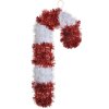 Clayre & Eef 65474 Decoración Bastón de Caramelo Rojo Blanco 18x3x36 cm