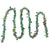 Clayre & Eef 65486 Guirnalda de Navidad verde colorida 450 cm Set 12