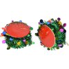 Clayre & Eef 65486 Guirnalda de Navidad verde colorida 450 cm Set 12