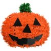 Clayre & Eef 65498 Decoración Colgante Calabaza Ø 13x6 cm Plástico Naranja