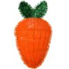 Clayre & Eef Decoración mural Zanahoria Naranja Verde 20x3x37 cm