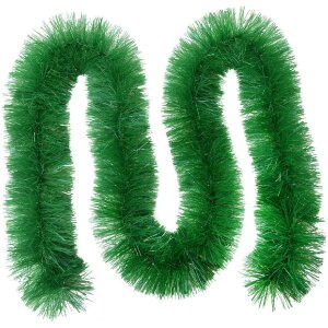 Clayre & Eef 65526 Guirnalda de Navidad verde 200 cm