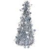 Clayre & Eef 65538M Decoración Árbol de Navidad Plata 17x38 cm
