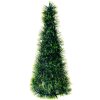 Clayre & Eef 65542M Decoración Árbol de Navidad Verde 17x38 cm