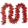 Clayre & Eef 65545R Guirnalda de Navidad roja 200 cm