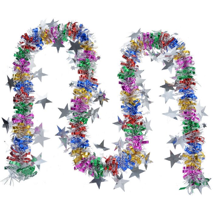 Clayre & Eef 65546 Guirnalda de Navidad decoración 200 cm