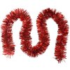 Clayre & Eef 65554 Guirnalda de Navidad roja 200 cm