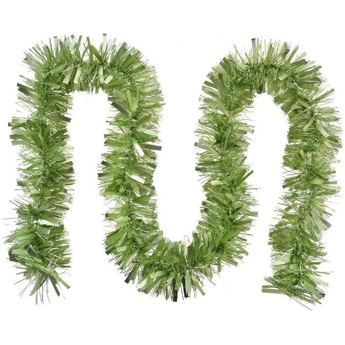 Clayre & Eef 65556 Guirnalda de Navidad verde decoración 200 cm