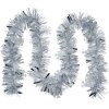 Clayre & Eef 65558 Guirnalda Decoración Navidad 200 cm Plata