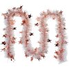 Clayre & Eef 65559 Guirnalda de Navidad Decoración Cobre Blanco 200 cm