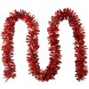 Clayre & Eef 65562R Guirnalda de Navidad roja 200 cm