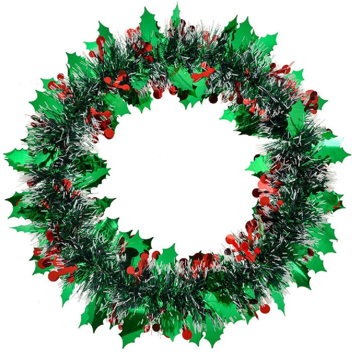 Clayre & Eef 65563 Guirnalda de Navidad Ø 35x4 cm
