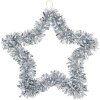 Clayre & Eef 65564ZI Decoración Estrella Plata 45x2x45 cm