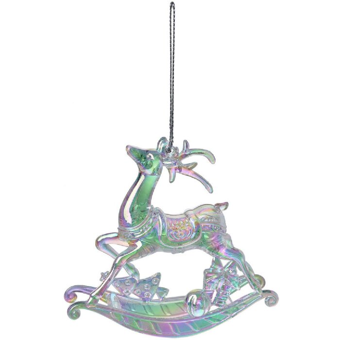 Clayre & Eef 65604 Colgante decorativo Reno Arco Iris 11x3x10 cm