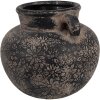 Clayre & Eef 6CE1706 Decoración Maceta Gris Ø 16x14 cm