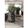 Clayre & Eef 6CE1709 Jarrón Decoración Gris Ø 14x22 cm