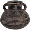 Clayre & Eef 6CE1711 Decoración Maceta Gris Ø 15x13 cm