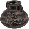 Clayre & Eef 6CE1711 Decoración Maceta Gris Ø 15x13 cm
