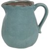 Clayre & Eef 6CE1713BL Jarra Decoración Azul 17x13x15 cm