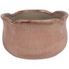 Clayre & Eef 6CE1716P Maceta decorativa rosa Ø 20x11 cm