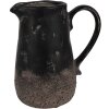 Clayre & Eef 6CE1718M Jarra decorativa negra 16x12x18 cm