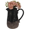 Clayre & Eef 6CE1718M Jarra decorativa negra 16x12x18 cm