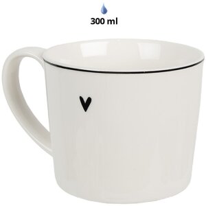 Clayre & Eef 6CEMU0141 Taza Corazón 12x8x7 cm...