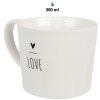 Clayre & Eef 6CEMU0147 Taza LOVE blanca 275 ml