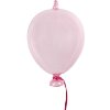 Clayre & Eef 6GL4436 Decoración Colgante Globo Rosa Ø 7x14 cm