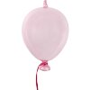 Clayre & Eef 6GL4439 Globo Colgante Decorativo Rosa Ø 10x17 cm
