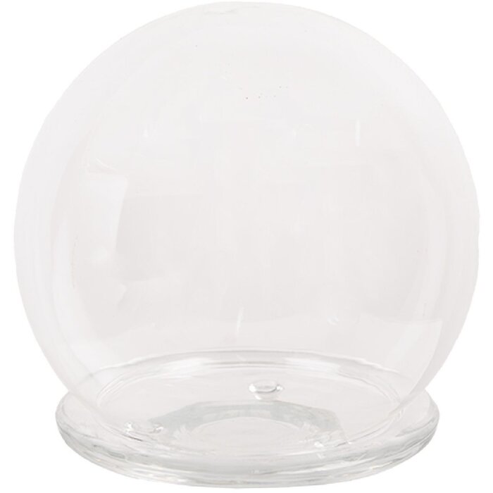Clayre & Eef 6GL4445 Campana de vidrio Ø 12x12 cm Transparente