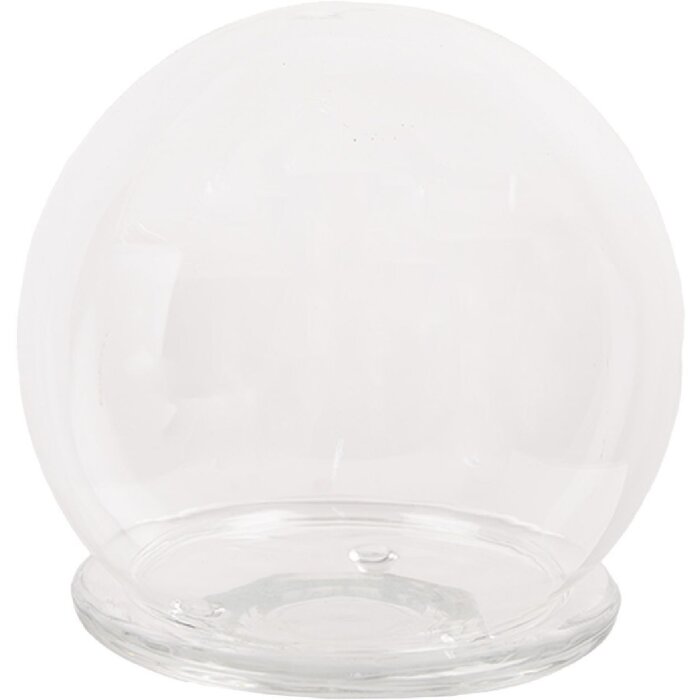 Clayre & Eef 6GL4446 Campana de vidrio transparente Ø 15x16 cm